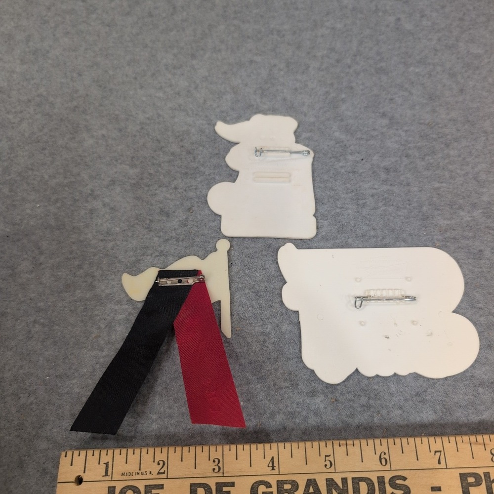 Vintage Anniston High School Bulldogs Spirit Pins Homecoming Football AHS Lot 3 - Picture 3 of 3